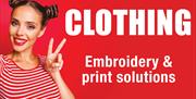 Ad for 1Vision Print for clothing, embroidery and print solutions