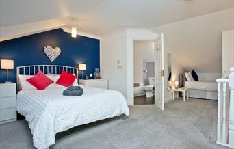 Bedroom, 4 Mount Braddon Mews, Torquay, Devon