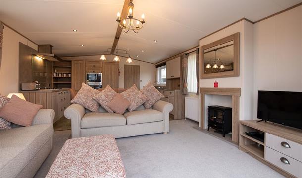 Lounge area at Hoburne Devon Bay, Paignton, Devon