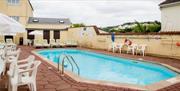 Outdoor swimming pool, Ashley Court Hotel, Torquay, Devon