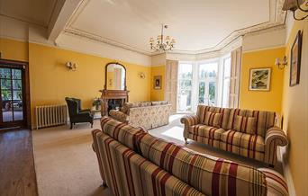 Guest Lounge at Crofton House Hotel, Torquay, Devon