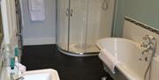 Devon Suite Bathroom at Crofton House Hotel, Torquay, Devon