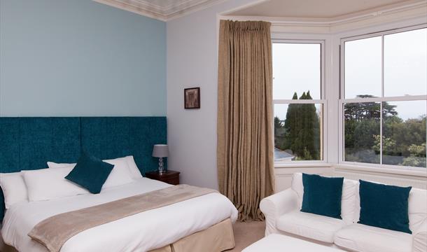 Devon Suite (Superking or Twin) at Crofton House Hotel, Torquay, Devon