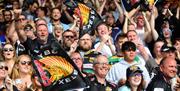 Home supporters, Exeter Chiefs Rugby Union, Sandy Park, Exeter, Devon