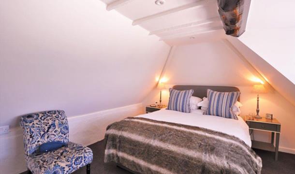 Bedroom, Smugglers Cottage, Torquay, Devon